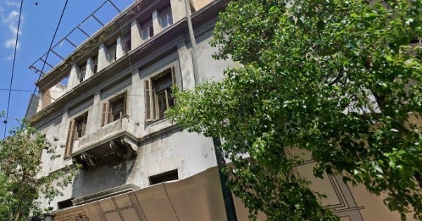 Restoration works in the historic property that used to house the Greek Parliament